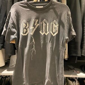 Anine Bing Grey cotton T-shirt